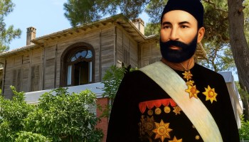 Hacı Zeynəabdin Tağıyev və xanımı