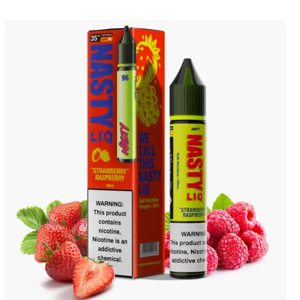 Nic Salt Nasty Strawberry Raspberry 30 ml.