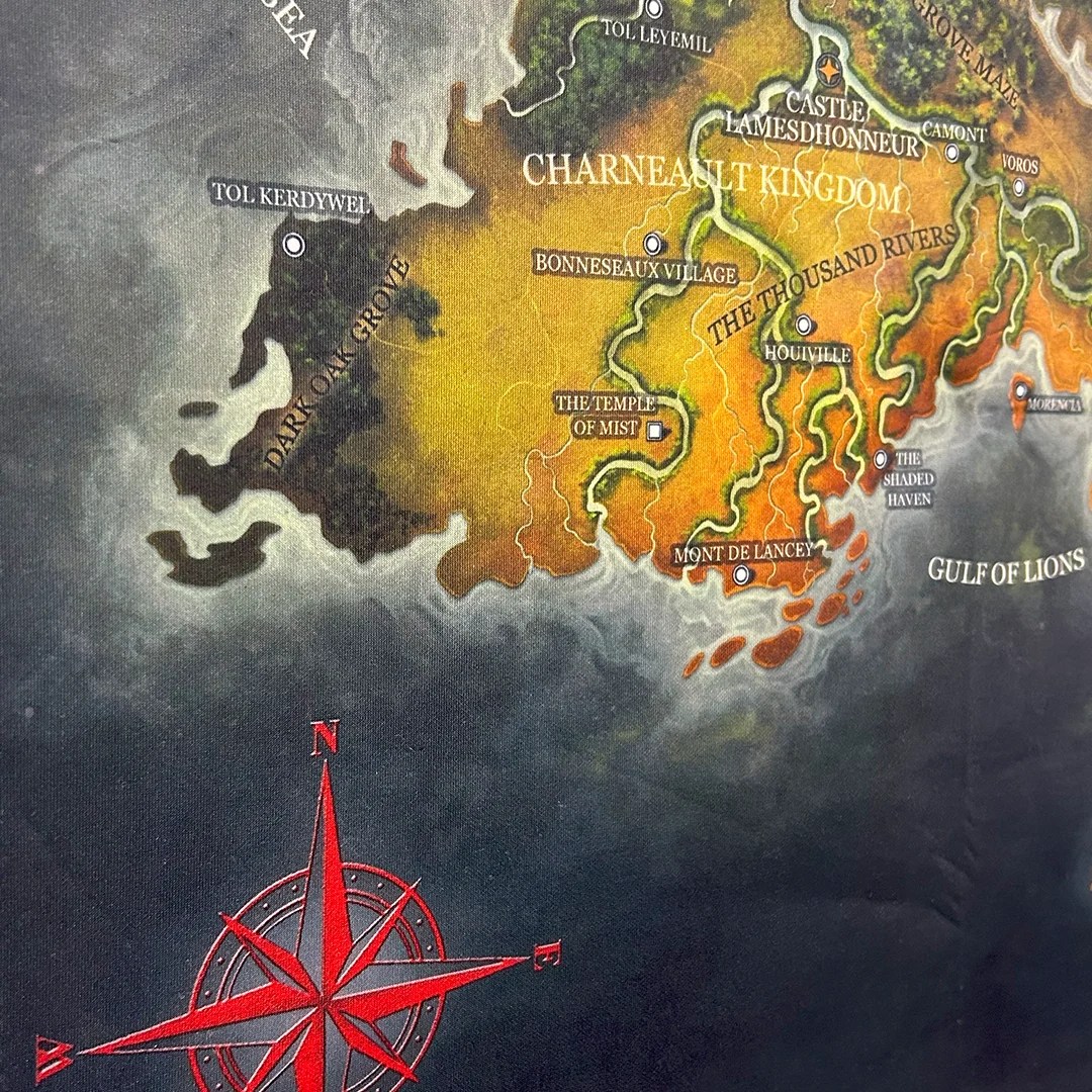 Grim Hollow Fabric Map Of Etharis QM Direct 