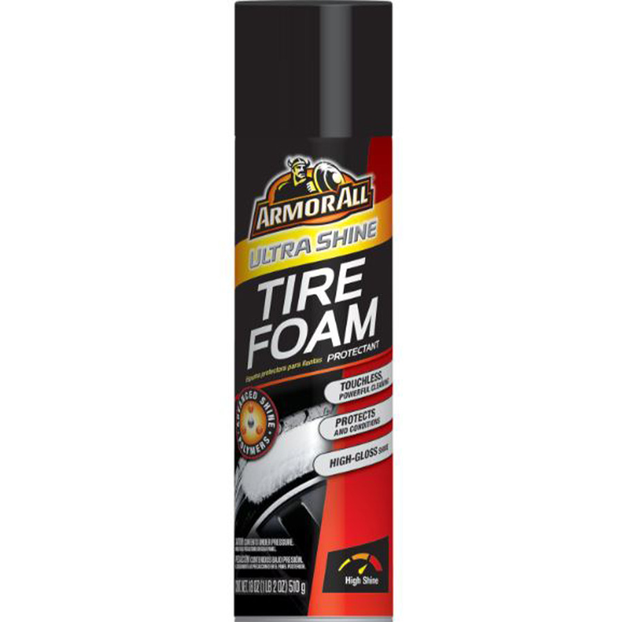 ARMOR ALL TIRE FOAM AEROSOL 18 OZ ULTRA SHINE QM Distributors