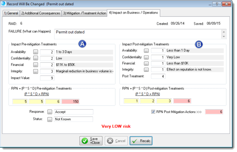 Risk Aspect Form For Qmscapa Software - Premium Landscape Image Gallery - Mobile