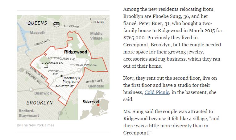 Map Of Ridgewood 