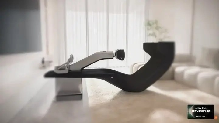 小米Vision GT內裝類飛機操縱桿與賽車座椅