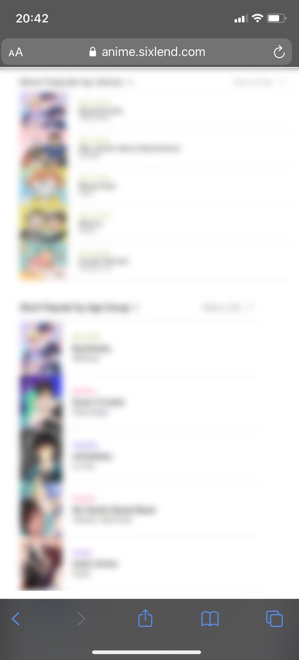 webtoon Video List page 12 