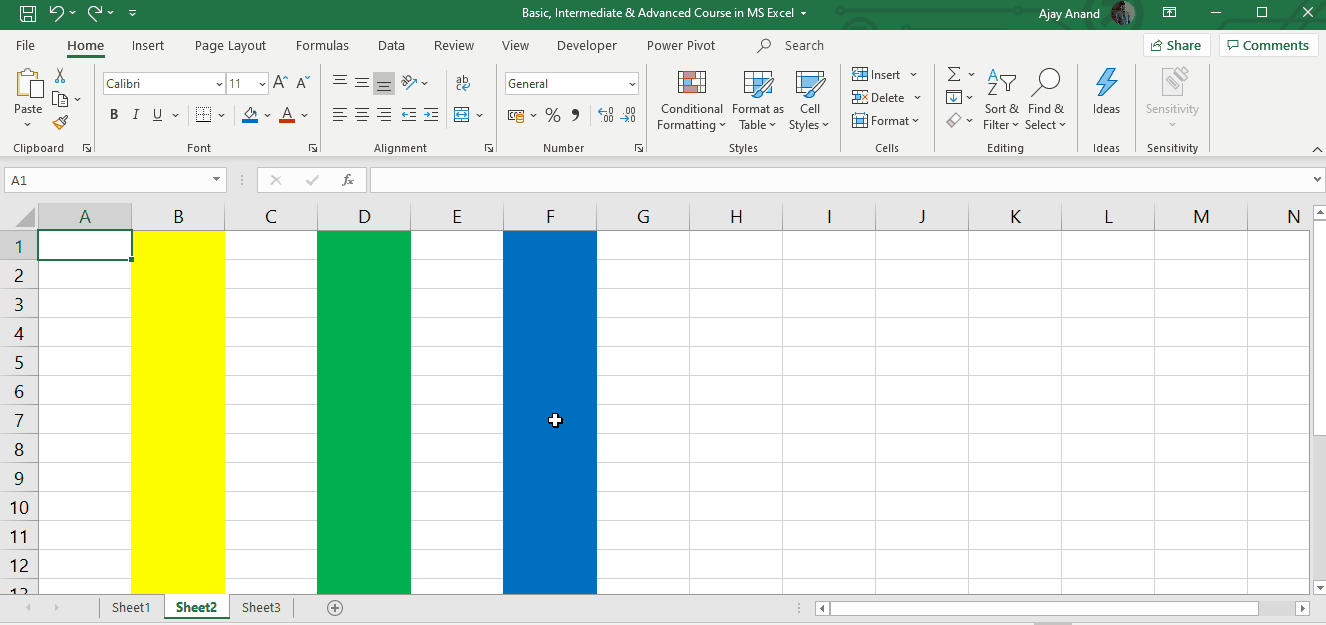Apa jalan pintas untuk memperlihatkan kolom di Excel? - Quora