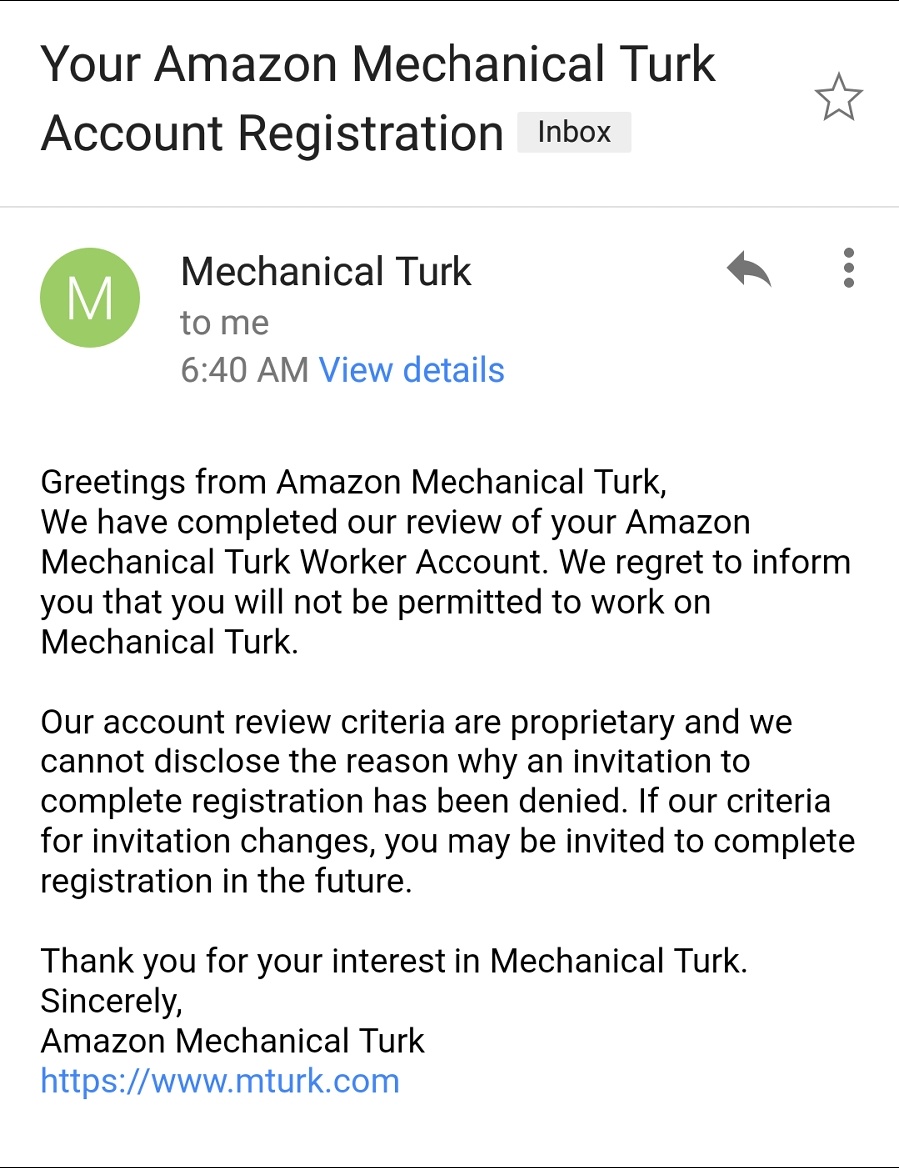 Mturk workers can help review content provided by your users to ensure it meets . Can Indians Earn Money Using Amazon Mechanical Turk Quora