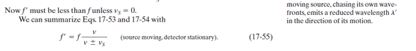 In case 1, a source of sound moves towards the listener at ...