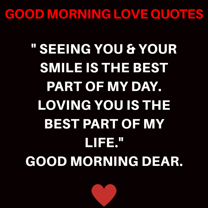 Cute Good Morning Love Quotes For Her