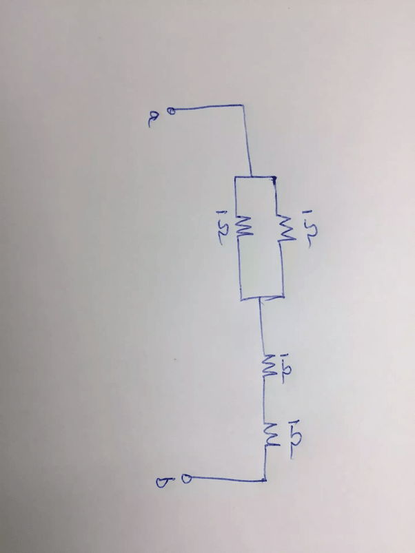 How To Connect 4 Resistors Having A Resistance Of 1 Ohm Each