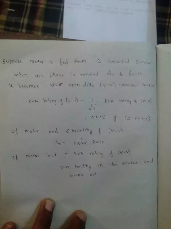 What Happens To Three Phase Induction Motor When One Of The