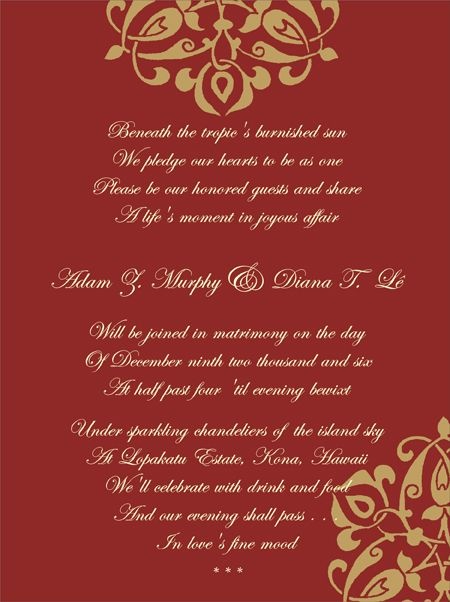 21+ Indian Wedding Invitation Quotes For Guests