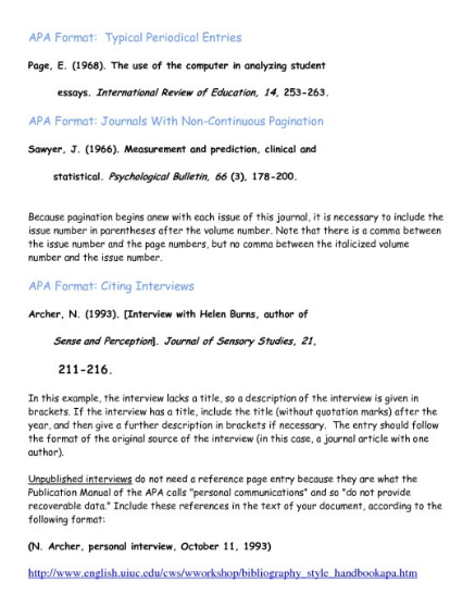 Learn about using exact dates. Interview paper using apa format. How to Format Interview Questions Using APA Format. 2019-01-31