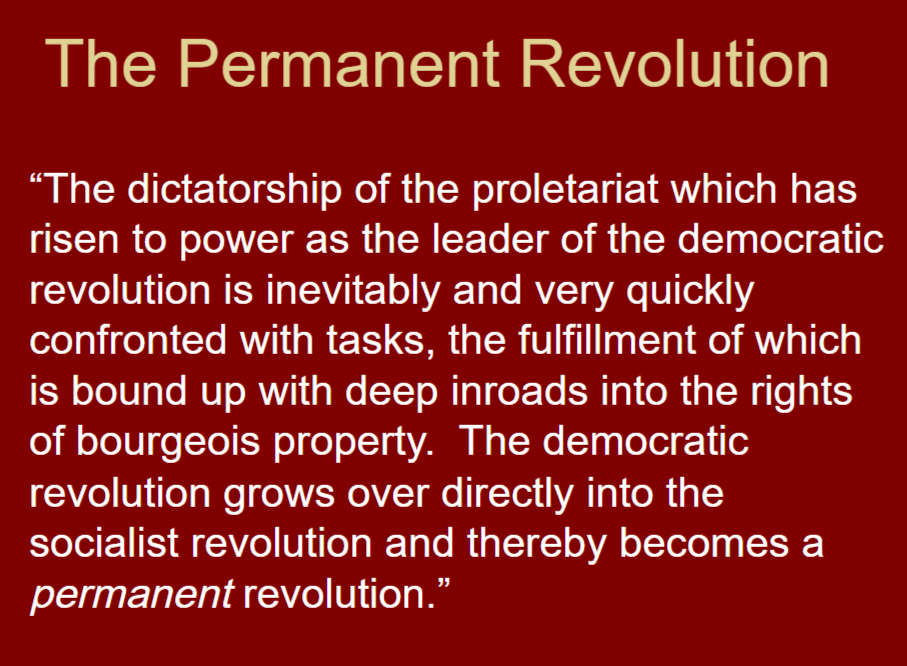 Tampaknya Leninisme bertentangan dengan Marxisme karena ia adalah  pendekatan &lsquo;top down&rsquo; sebagai lawan dari pendekatan &lsquo;bottom up&rsquo; (yaitu  proletariat bangkit dan melawan pembentukan dan menerapkan Komunisme  sendiri). Apa pendapat Anda tentang ini? -
