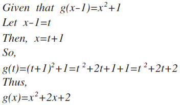 If g(x-1) = x^2 +1, how can I find g(x)? - Quora