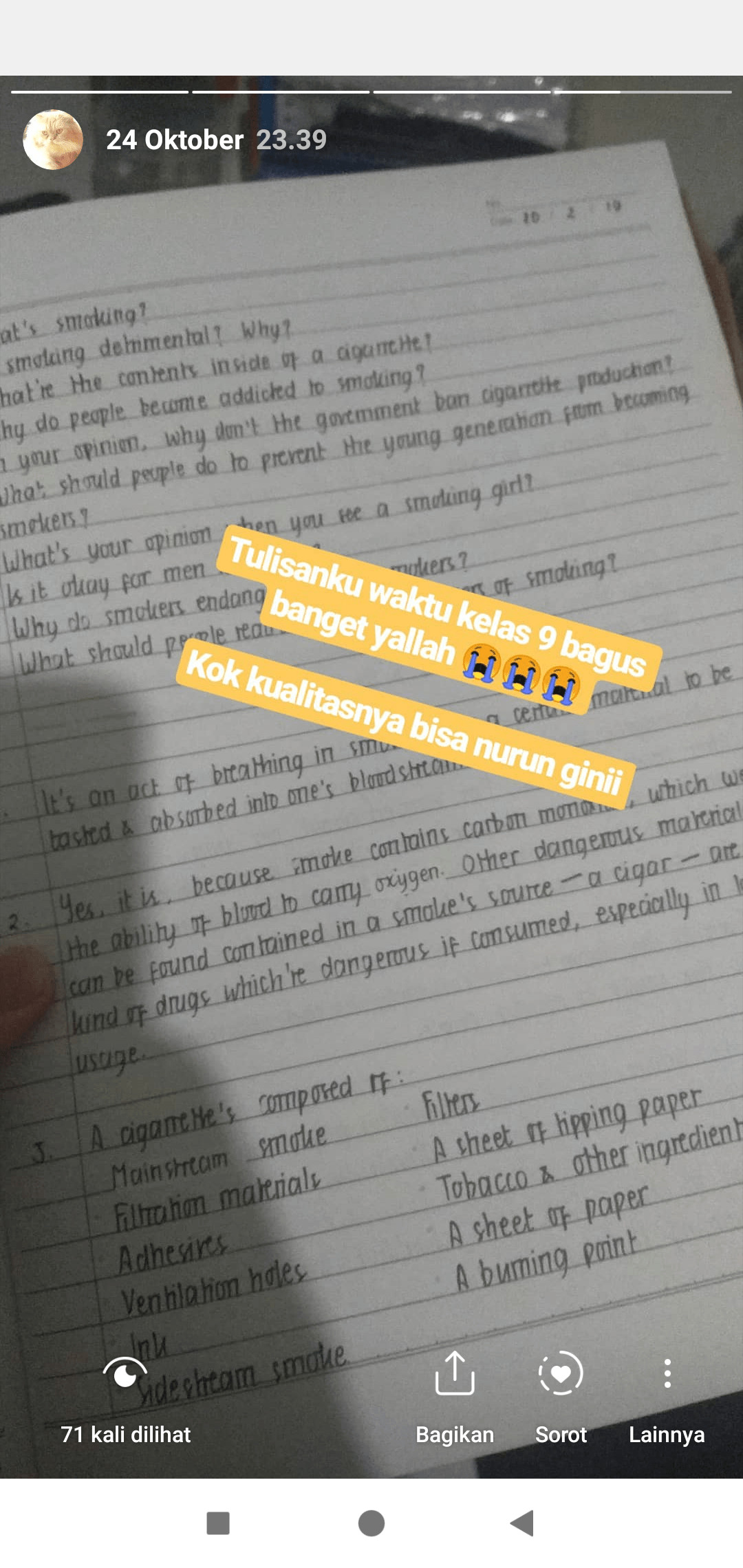 Untuk membedakannya, huruf t biasanya lebih tumpul dan m lebih lebih runcing diujungnya. Apa Gunanya Menulis Huruf Tegak Bersambung Quora