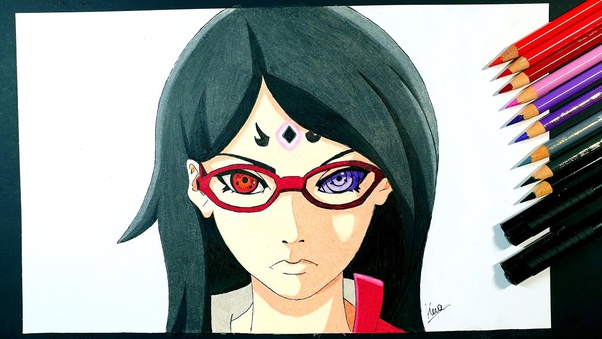 Expression in the eyes is shown by the outer shape of to draw a chibi eye, start by drawing a large, round iris with a small black pupil in the center. If Sasuke Died Who Do You Think Will Inherit Rinnegan Sarada Or Boruto Quora