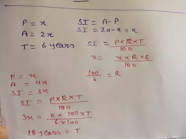 In Simple Interest A Sum Of Money Doubles Itself In 10 Years In How Many Years It Will Get Triple Itself Sarthaks Econnect Largest Online Education Munity A sum of money placed at compound interest doubles itself in 4 yr.