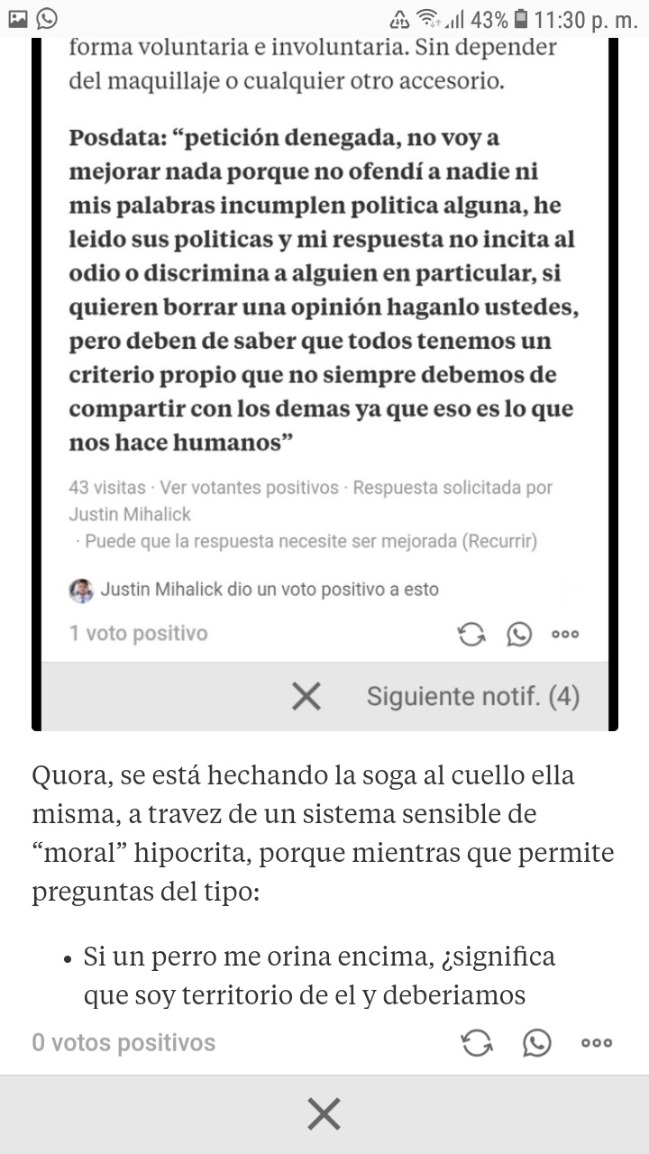 22.05.2020 · son muchas las preguntas existenciales que nos hacemos en el día a día. Que Pregunta O Respuesta Tuya Ha Sido Injustamente Borrada En Quora Quora