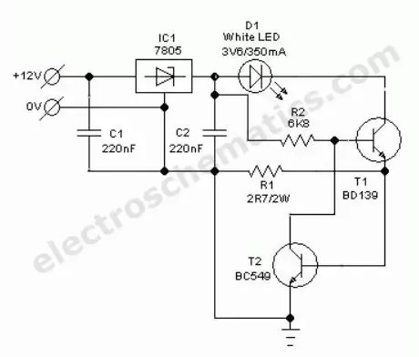Led Power Supply Schematic Led Driver Circuit Using
