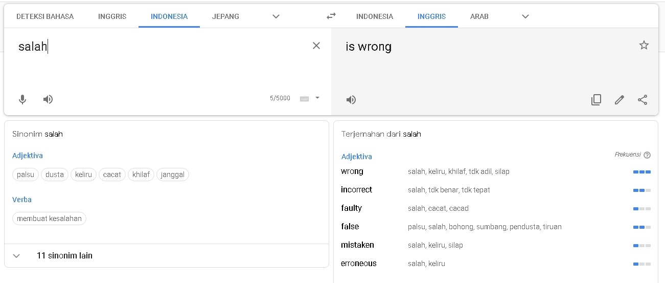 Apakah Google Translate menerjemahkan bahasa secara benar? - Quora