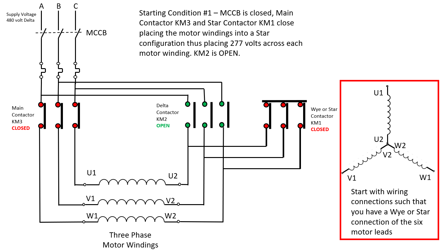 Apa persyaratan untuk motor untuk memulai dengan starter delta bintang? -  Quora