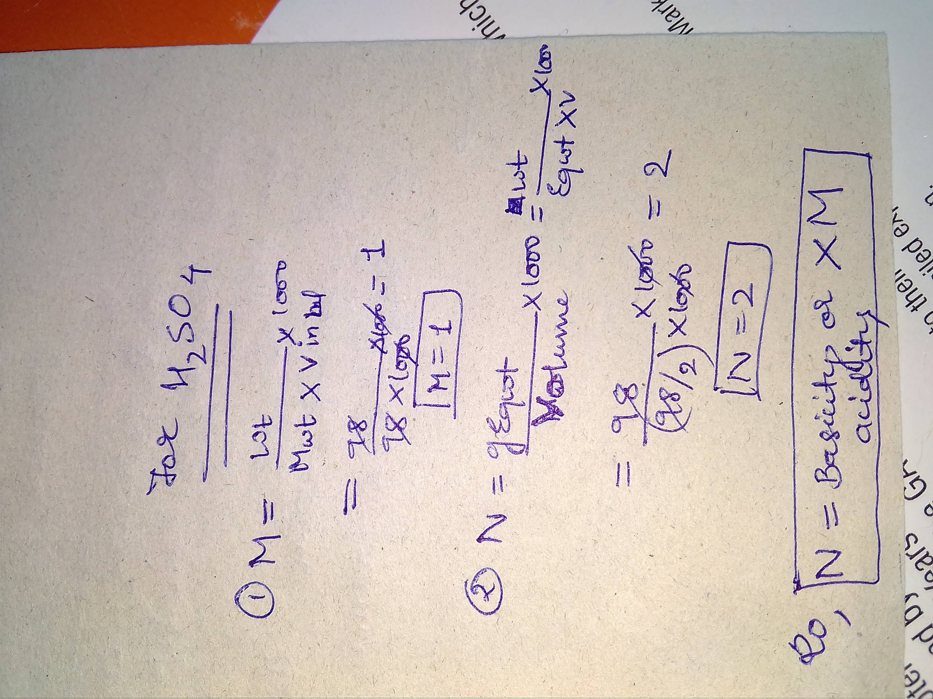 Calculate The Molality Of A Sulphuric Acid Soln Of Specific Gravity 1 2 Containing 27 H2so4 Brainly In 