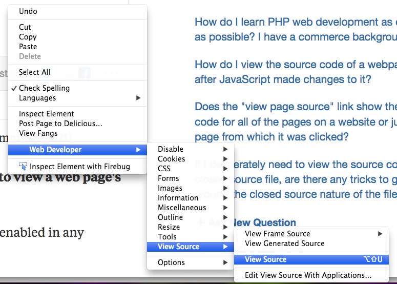 Mengapa &lsquo;Lihat Sumber&rsquo; menghilang? Apakah kode sumber halaman web tidak  dapat dilihat lagi? - Quora