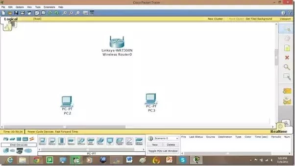 4 2 4 5 Packet Tracer Connecting A Wired And Wireless Lan Instructions Click the Connect tab.
