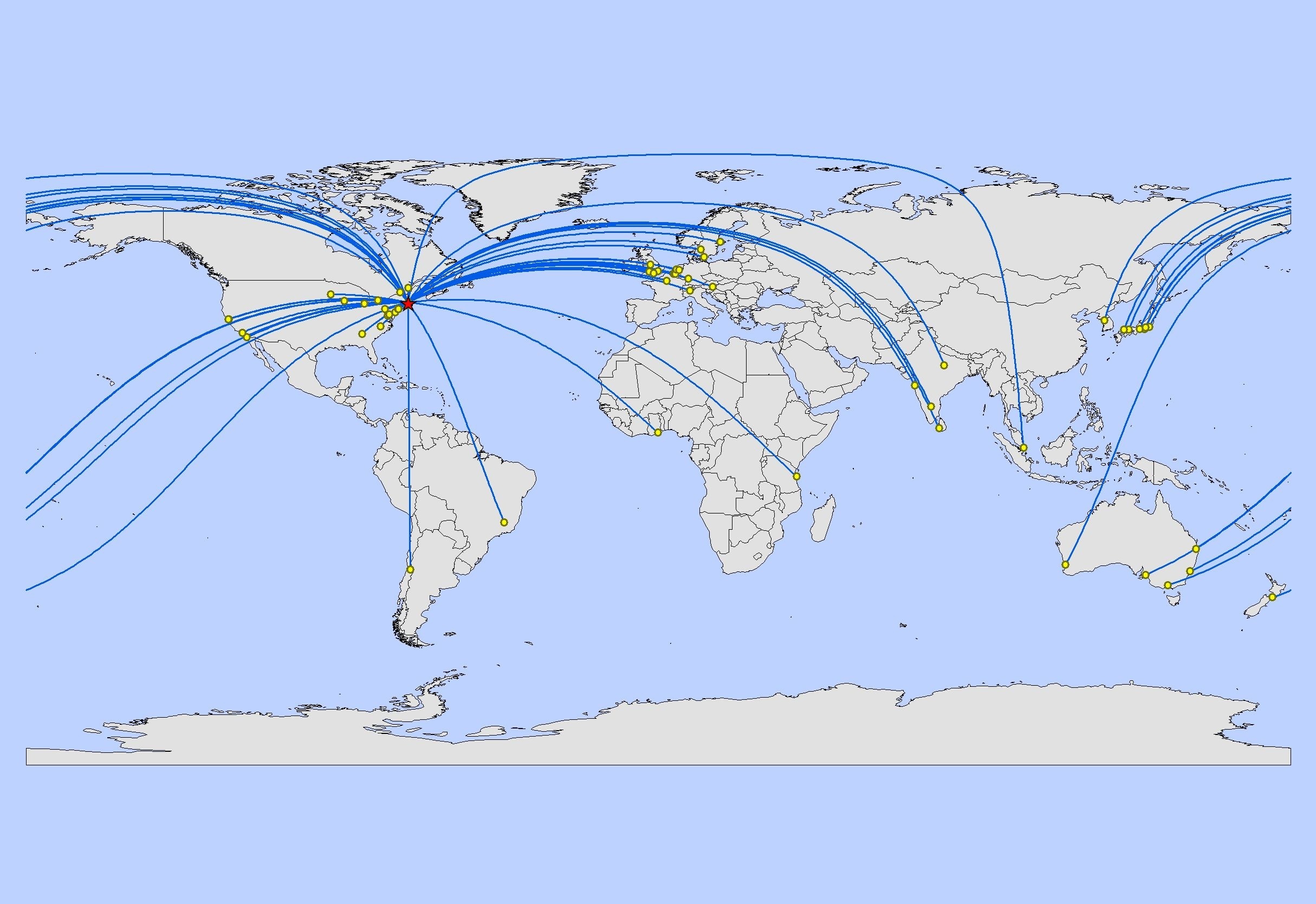 Find flights to united states from $580. For A Flight Going From The United States To China Or Japan Why Would An Airline Choose The Long Route Over Europe And The Middle East Instead Of Going Over The Pacific
