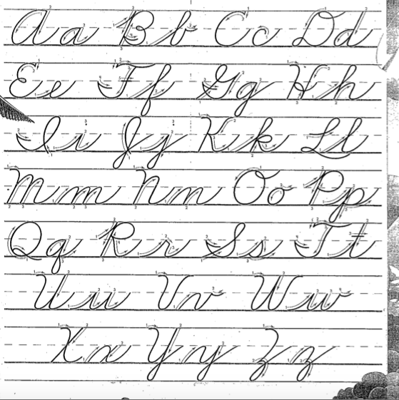 Is USA cursive handwriting different than other English  