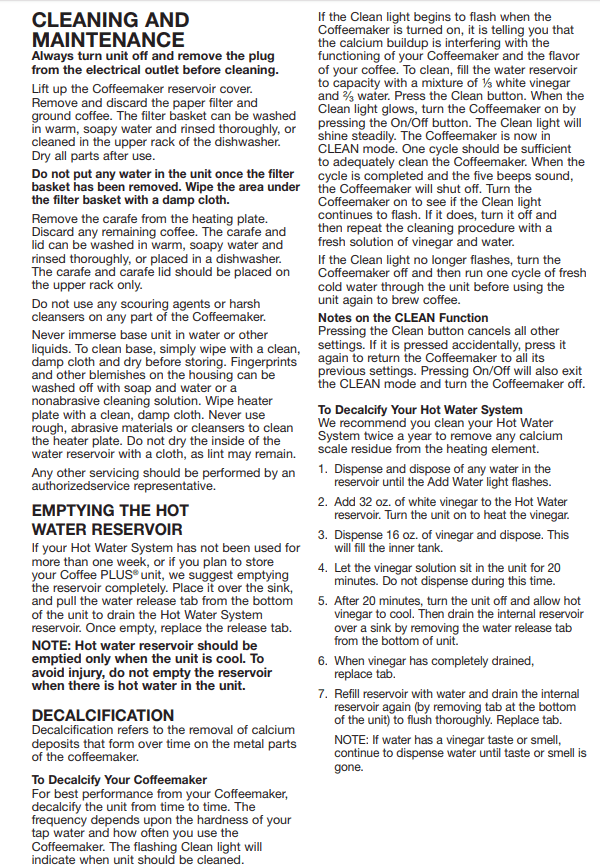 How To Self Clean Cuisinart Coffee Maker How to Clean a Coffee Maker