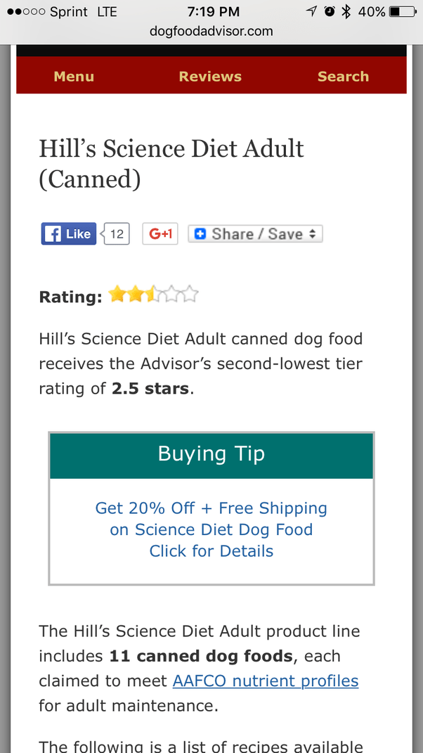 Buzzfeed staff some research has fou. Is Science Diet good or bad to feed your pets? Why? - Quora