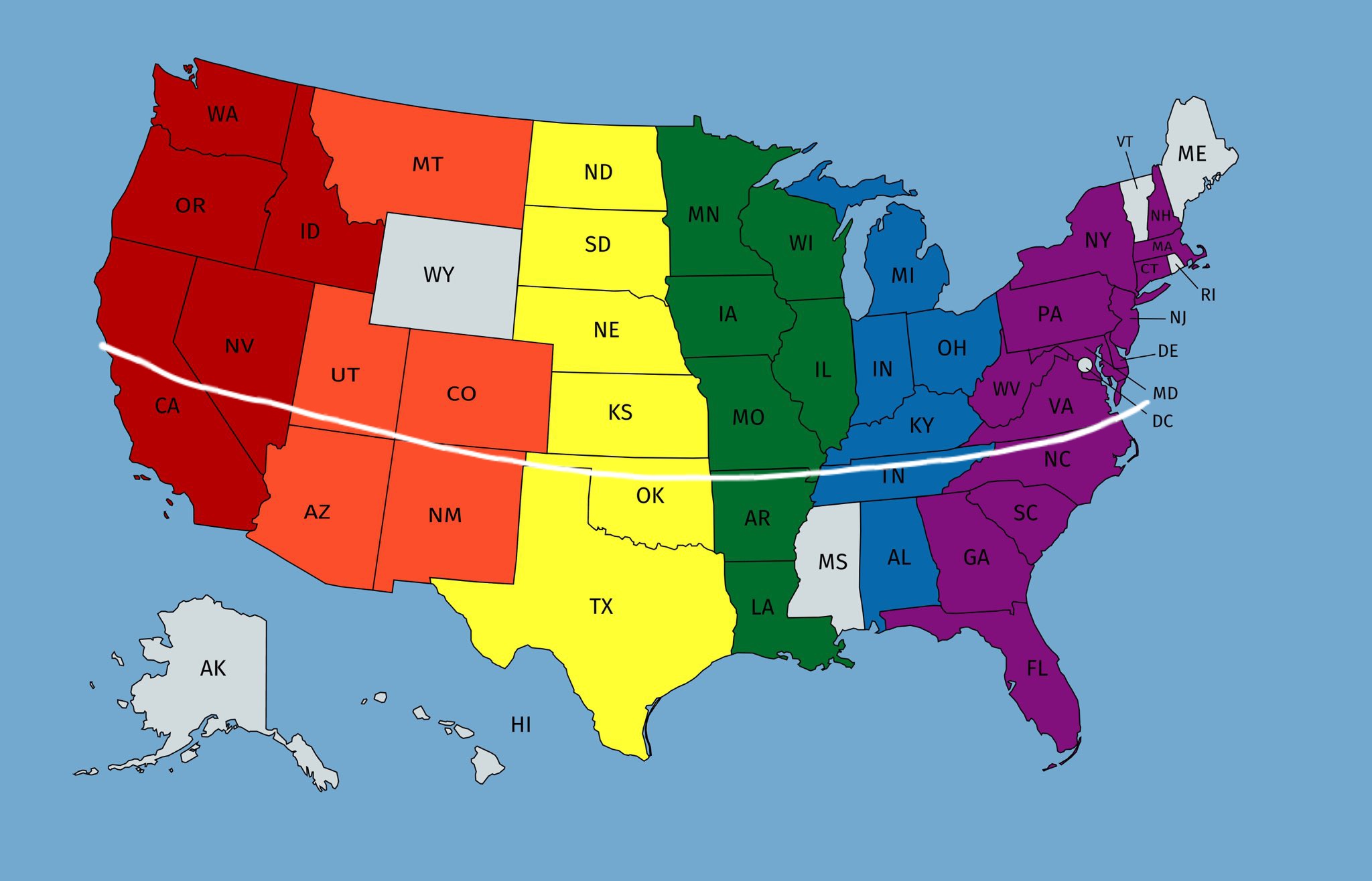 Adakah tempat di Amerika Serikat yang tidak pernah turun salju? - Quora