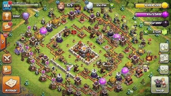 Kumpulan susunan formasi base (layout) town hall 9 farming, hybrid, trophy/defense dan clan war terbaik dan terkuat di clash of clans. Did anyone go to Town Hall Level 11 in Clash of Clans