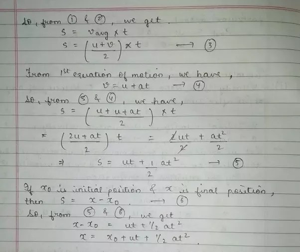 S Ut 1 2at 2 Equation Of Motion Connecting Velocity And Acceleration A Level Physics Physics 1 2 at2 d 1 2 a t 2 d.