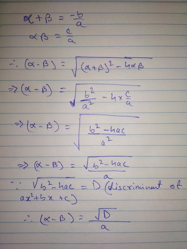 Quadratic Use Alpha Beta Roots To Create New Equation View Full Answer.