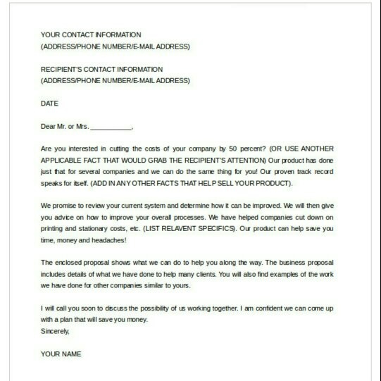 How Should I Write A Proposal Letter For A Tie Up With A Hotel Quora