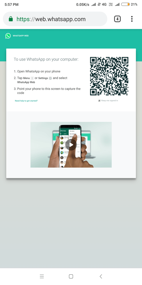 Can I Use Whatsapp Web On Phone Quora