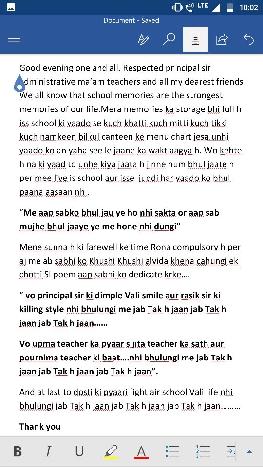 What are the best lines, in Hindi, for a farewell in school? Quora jpg (540x960)