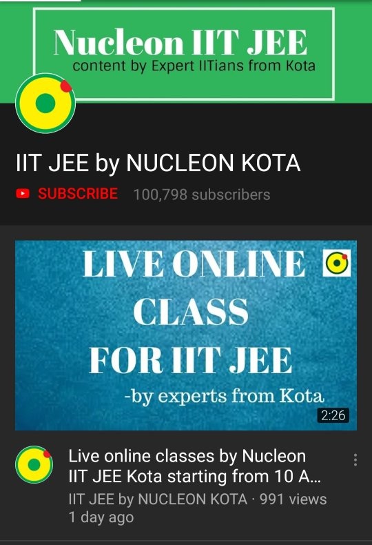 Is There Any Youtube Channel Or Educational Website Present Which