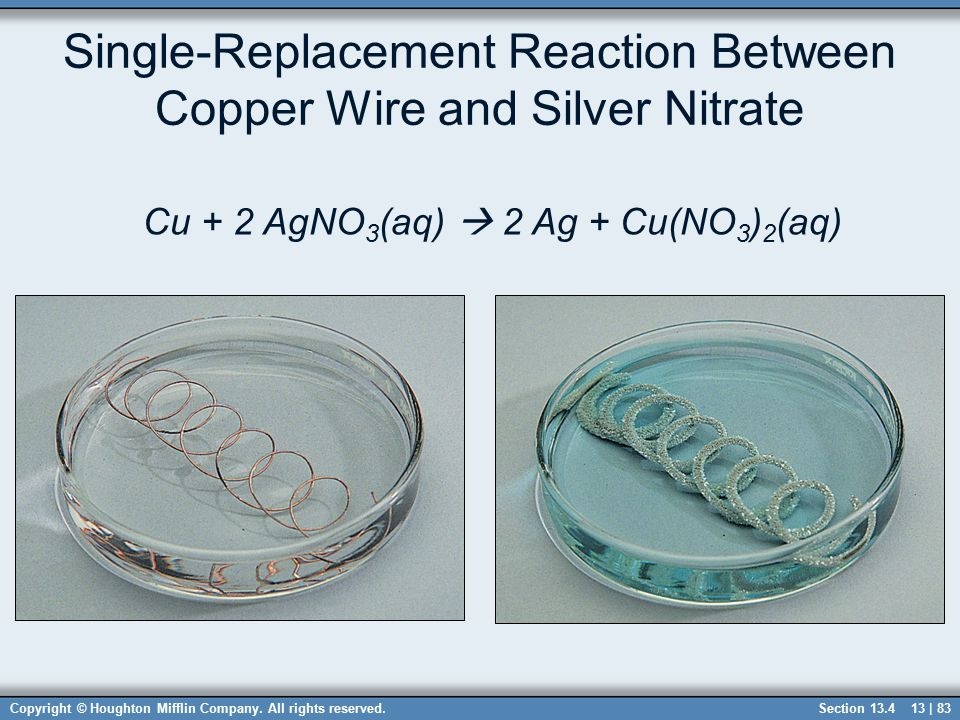 Mengapa tembaga menjadi berwarna biru ketika dicelupkan ke dalam larutan  perak nitrat? - Quora