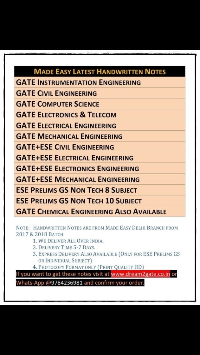 Where Can I Get Made Easy Handwritten Notes For Mechanical