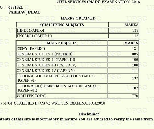 Gs score official pinned a photo. What Are Your Upsc Cse 2018 Mains Scores Irrespective Of Being Recommended Or Not And What Do You Think Went Right Or Wrong In Your Preparation When You Saw Your Marks Quora