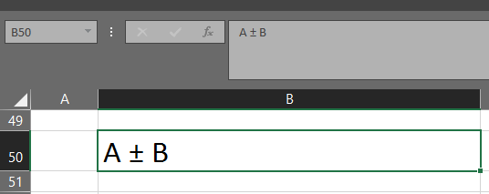 Dec 13, 2019 · how to enter an excel formula with price plus tax. How To Type The Plus And Minus Symbols In Excel Quora