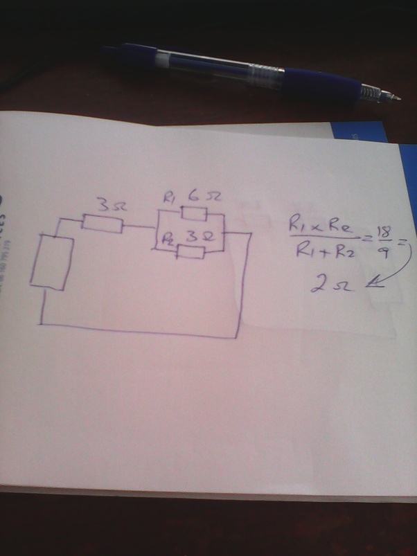 Equivalent Resistance Of Plex Circuits Series Parallel The parallel combination is then connected in series with a 6 ohm resistor and connected across a 120 V source.