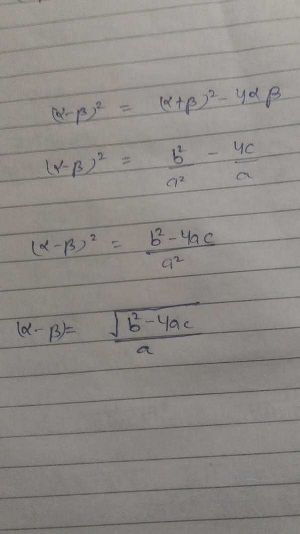 Alpha Beta Is Equals To Minus 3 Alpha Square Plus Beta Square Is Equal To 17 Then The Quadratic Brainly In This is the most important pythagorean id.