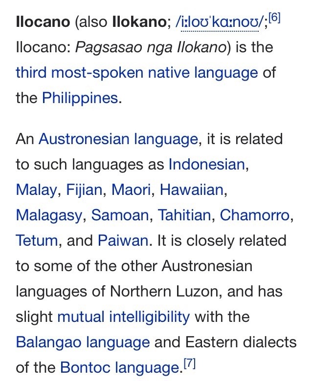 Seberapa dapat dimengertikah Ilocano dan Bahasa Indonesia? - Quora