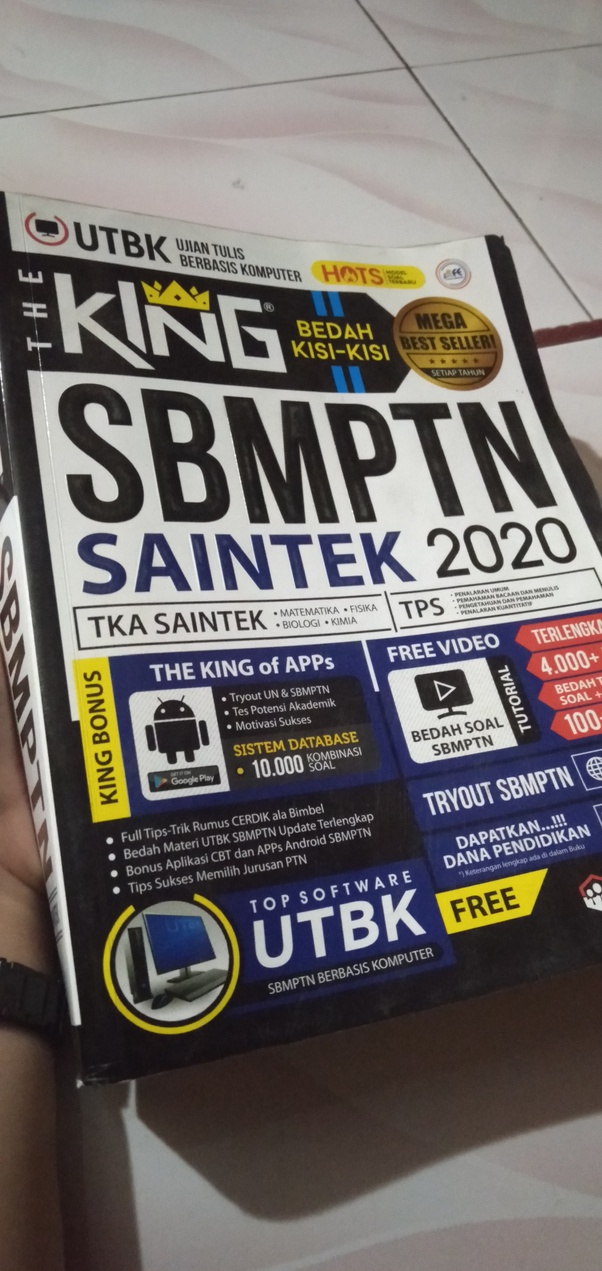 De beschrijving van the king sbmptn. Apakah Buku The King Saintek 2021 Ada Di Gramedia Jika Boleh Tahu Harganya Berapa Quora