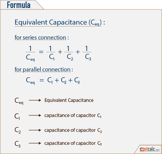 How To Find The Equivalent Capacitance Of A Network Of