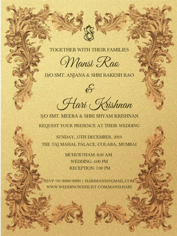 If you feel obligated to invite a bunch of people to your wedding while secretly hoping the majority of them send their regrets, the destination wedding is the way to go. What are the best invitation wordings? - Quora